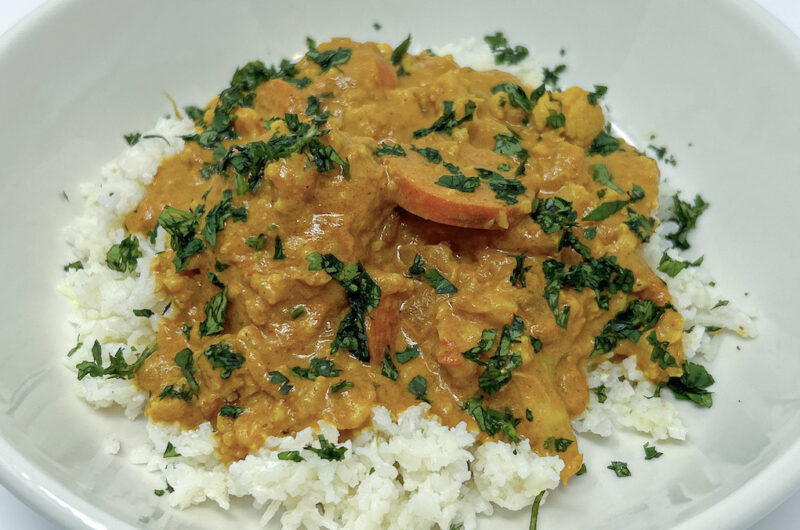 Coconut, Carrot, and Cauliflower Curry