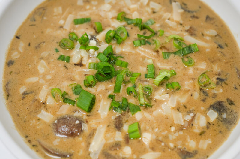 Tropical Lime and Coconut Mushroom Soup