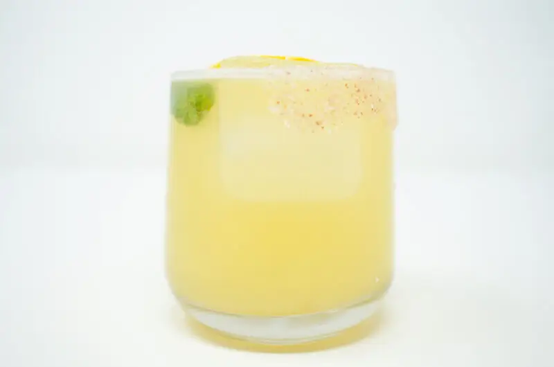 Meyer Lemon and Basil Margarita 
