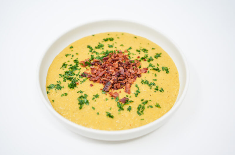 Creamy Corn and Bacon Bisque