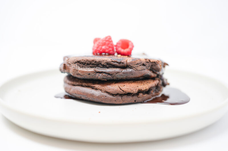 Chocolate Chipotle Olive Oil Pancakes